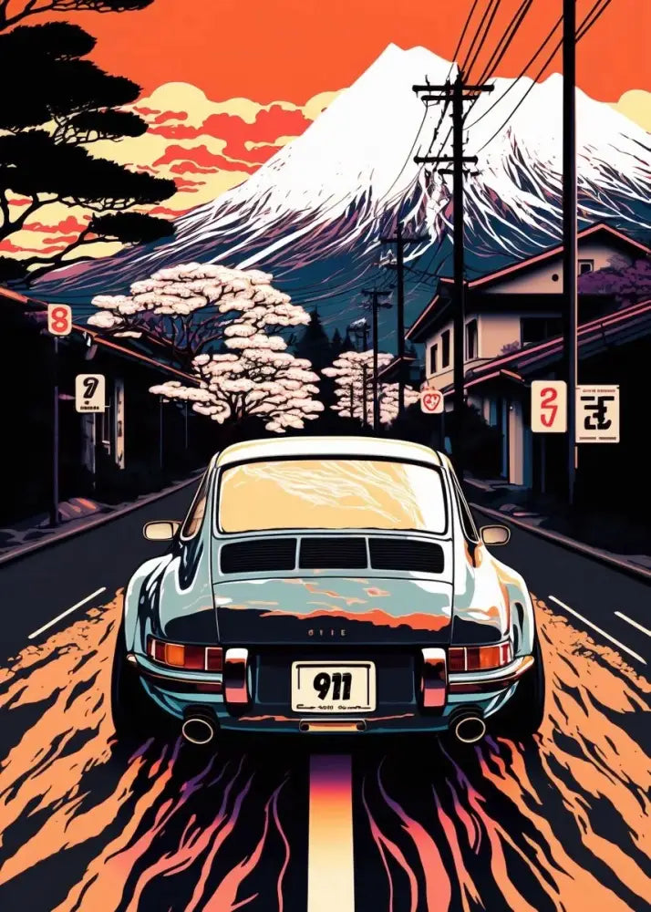 DecorBites™ Retro Japanese GTR Luxury Car Canvas Wall Art