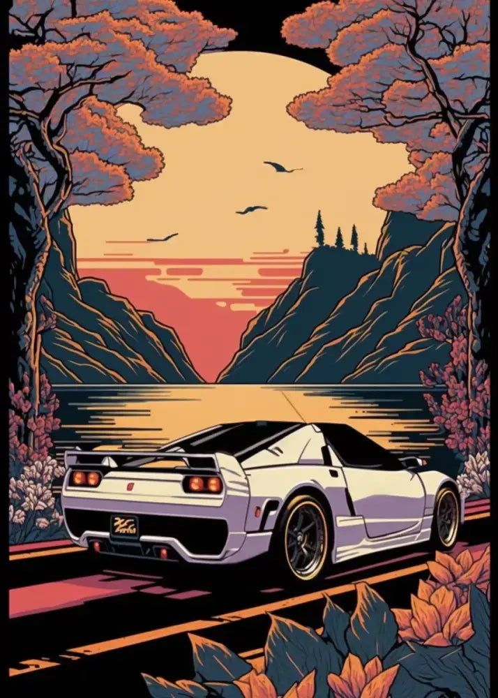 DecorBites™ Retro Japanese GTR Luxury Car Canvas Wall Art