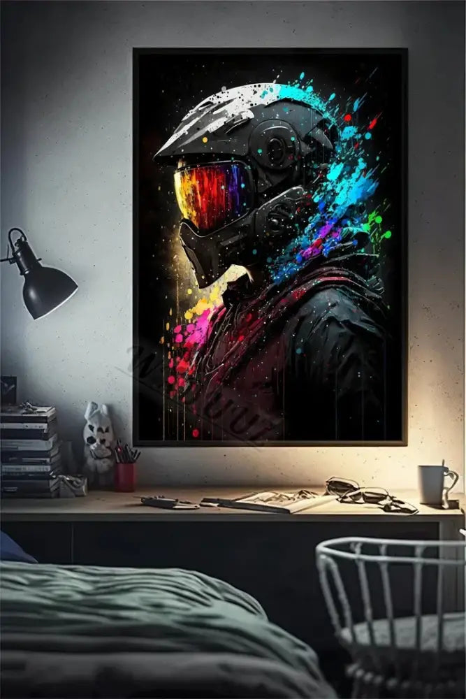 DecorBites™ Retro Monkey Gaming Room Wall Art Poster