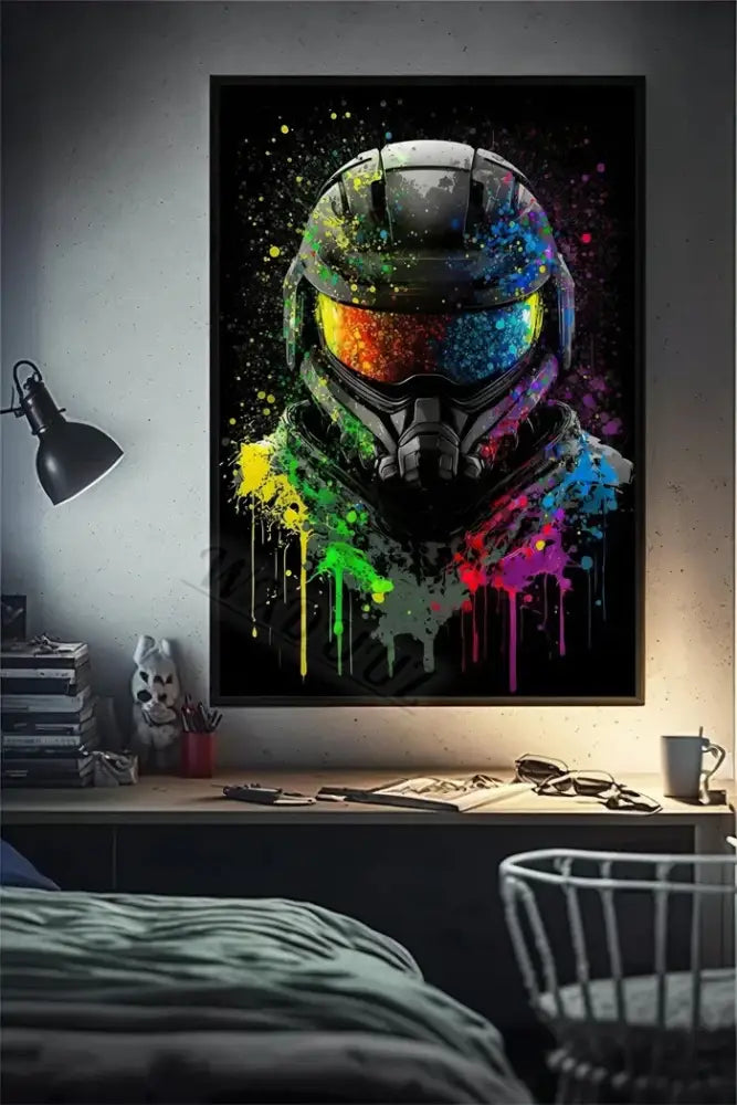 DecorBites™ Retro Monkey Gaming Room Wall Art Poster