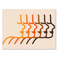 DecorBites™ Retro Stripes Art Prints for Living Room