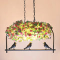 DecorBites™ Rustic Black Metal Island Pendant Light for Restaurants