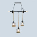 DecorBites™ Rustic Iron Birdcage Island Light for Dining Room Ceilings - Suspended Lighting Fixture