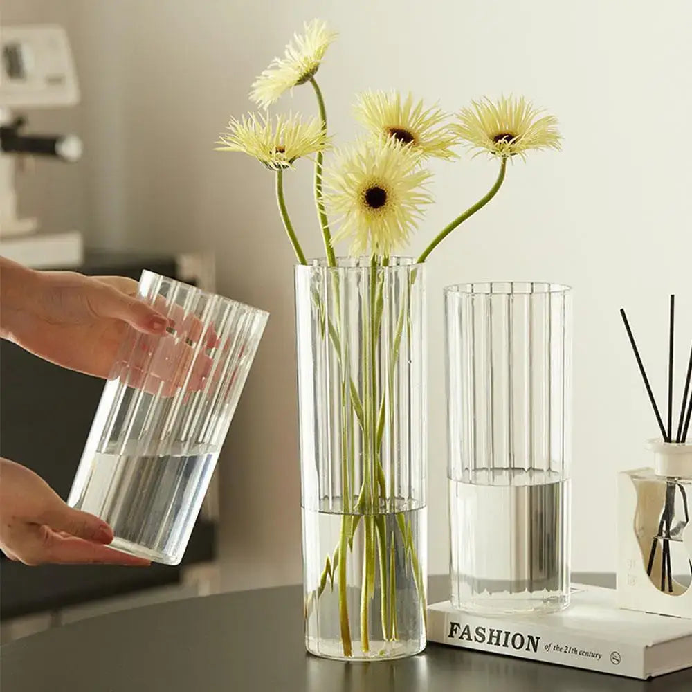 DecorBites™ Shatterproof Clear Acrylic Flower Vase