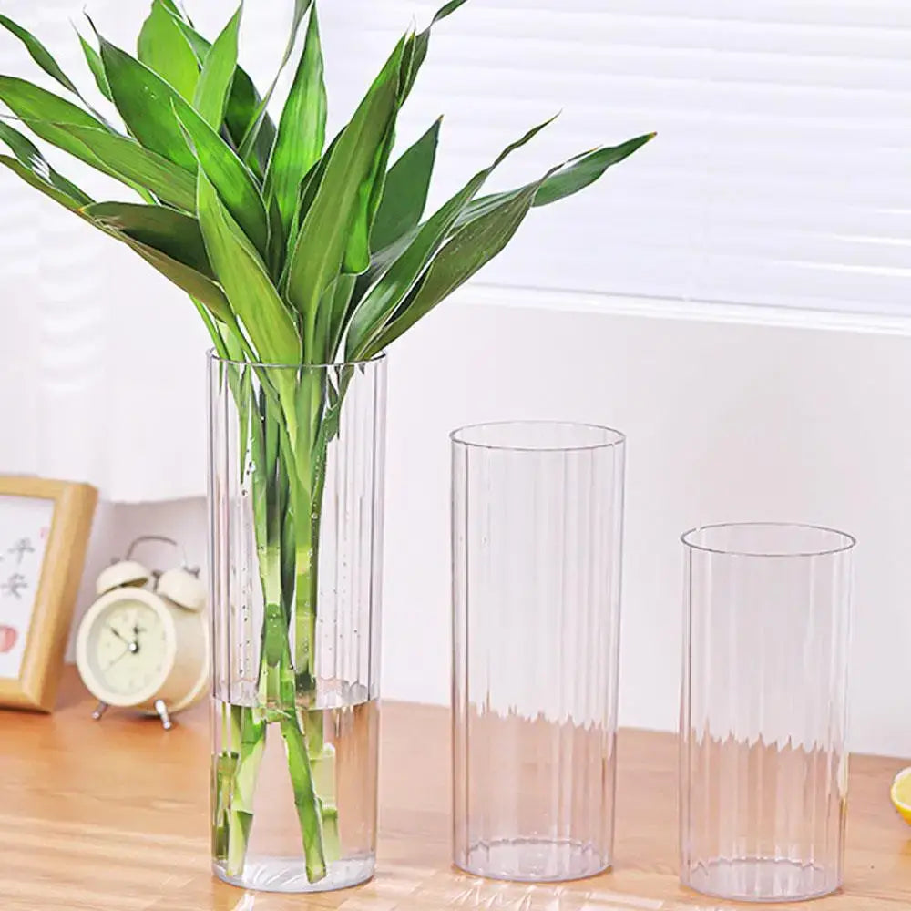 DecorBites™ Shatterproof Clear Acrylic Flower Vase