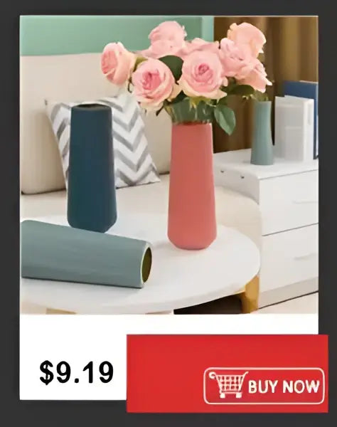 DecorBites™ Shatterproof Clear Acrylic Flower Vase