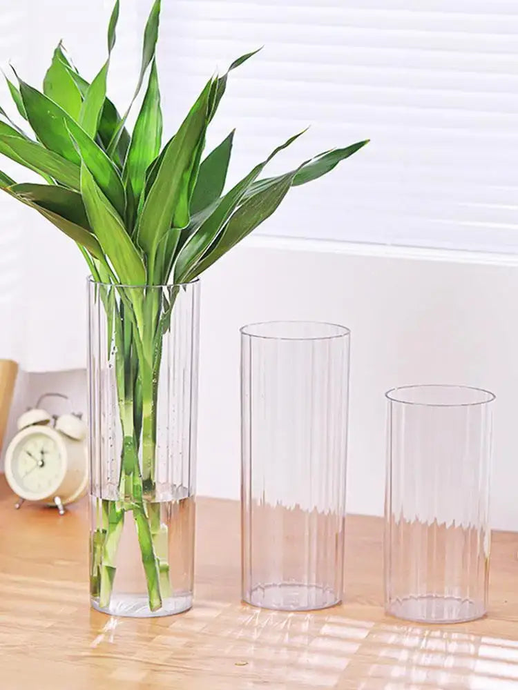 DecorBites™ Shatterproof Clear Acrylic Flower Vase