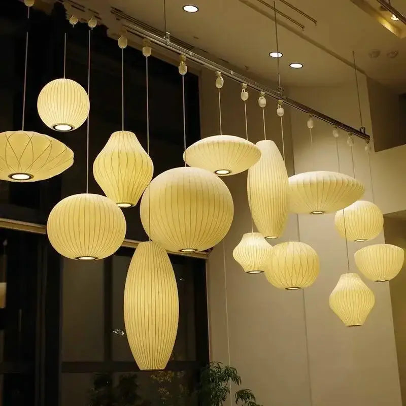 DecorBites™ Silk LED Pendant Lamp - Modern Designer Lighting