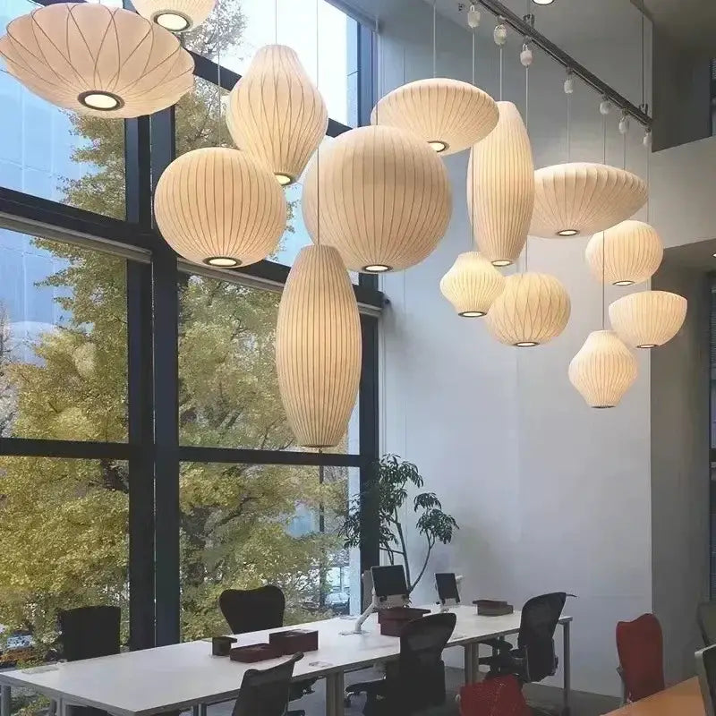 DecorBites™ Silk LED Pendant Lamp - Modern Designer Lighting