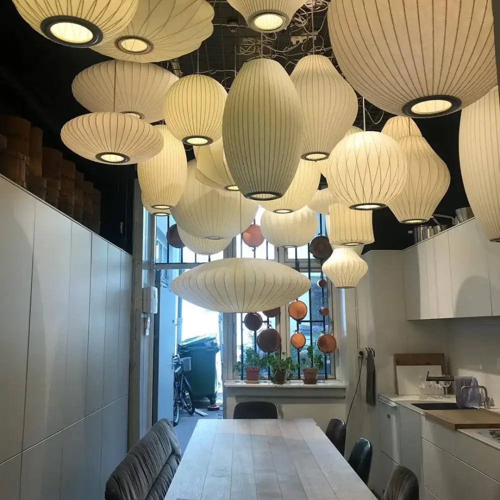 DecorBites™ Silk LED Pendant Lamp - Modern Designer Lighting