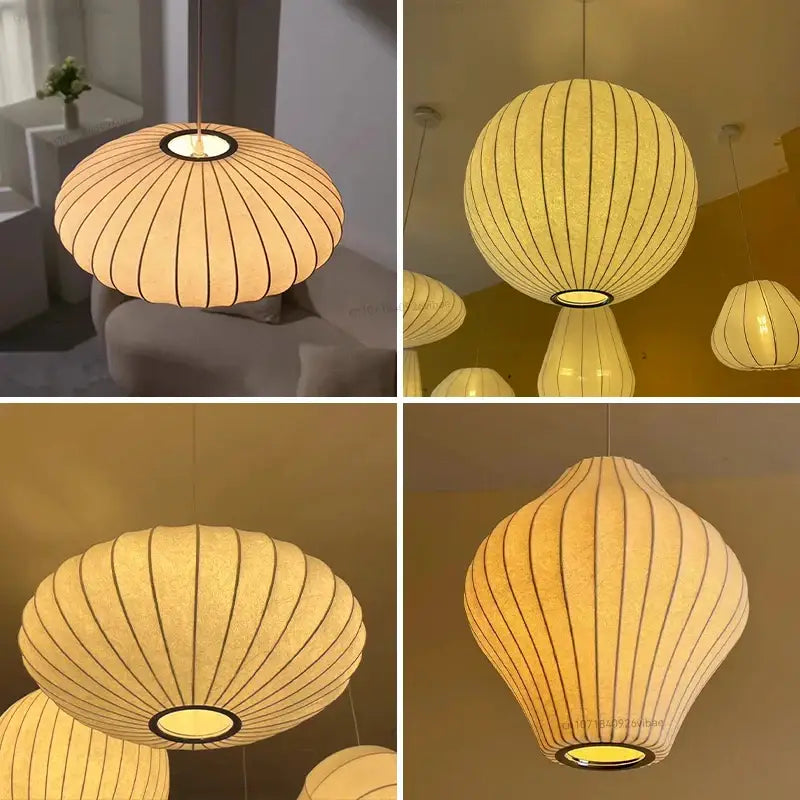 DecorBites™ Silk LED Pendant Lamp - Modern Designer Lighting