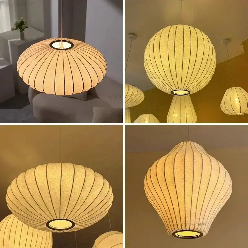 DecorBites™ Silk LED Pendant Lamp - Modern Designer Lighting