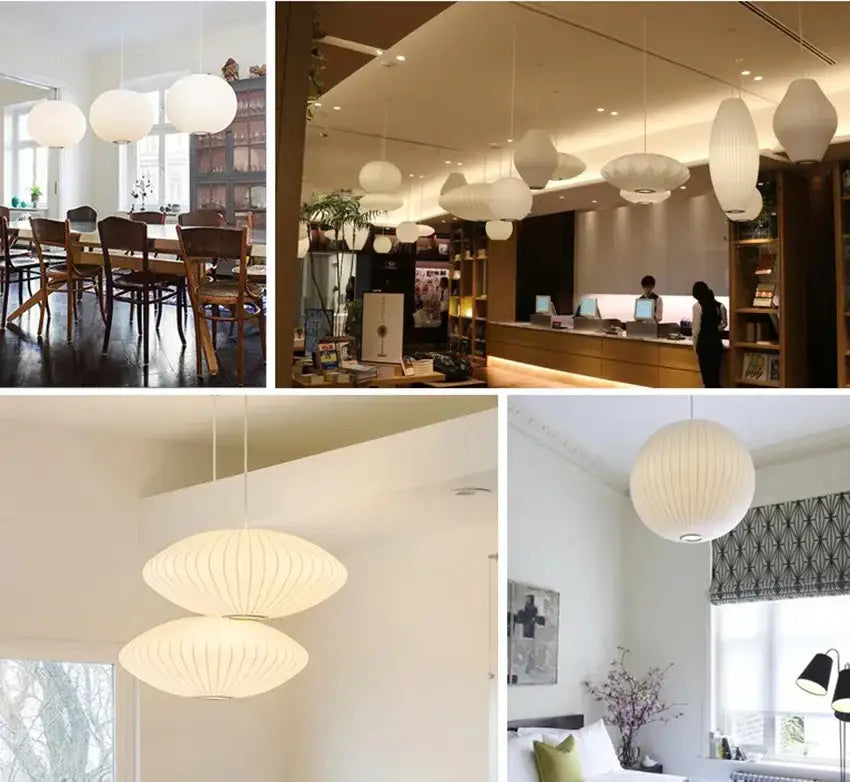 DecorBites™ Silk LED Pendant Lamp - Modern Designer Lighting