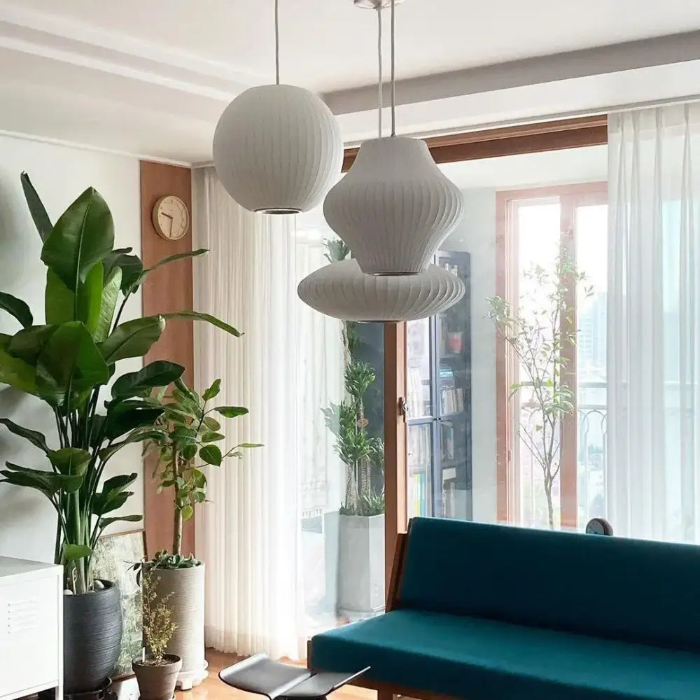 DecorBites™ Silk LED Pendant Lamp - Modern Designer Lighting