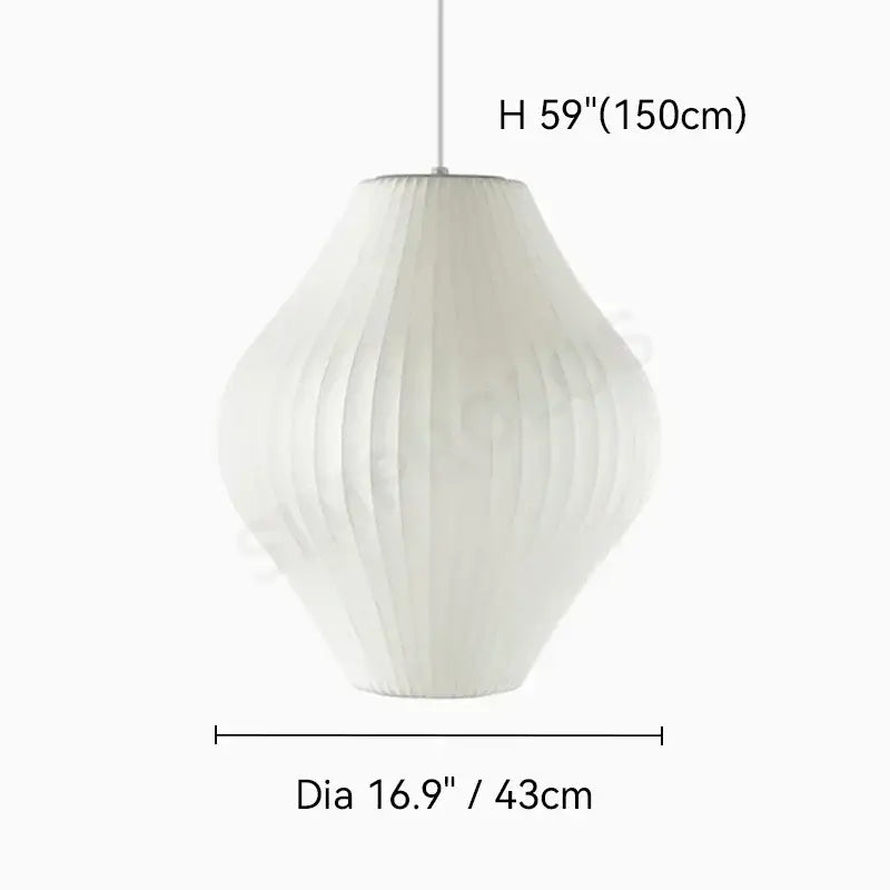 DecorBites™ Silk LED Pendant Lamp - Modern Designer Lighting