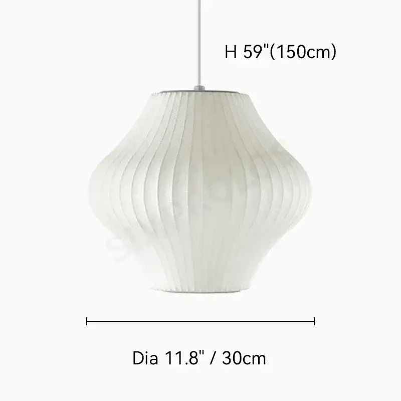 DecorBites™ Silk LED Pendant Lamp - Modern Designer Lighting