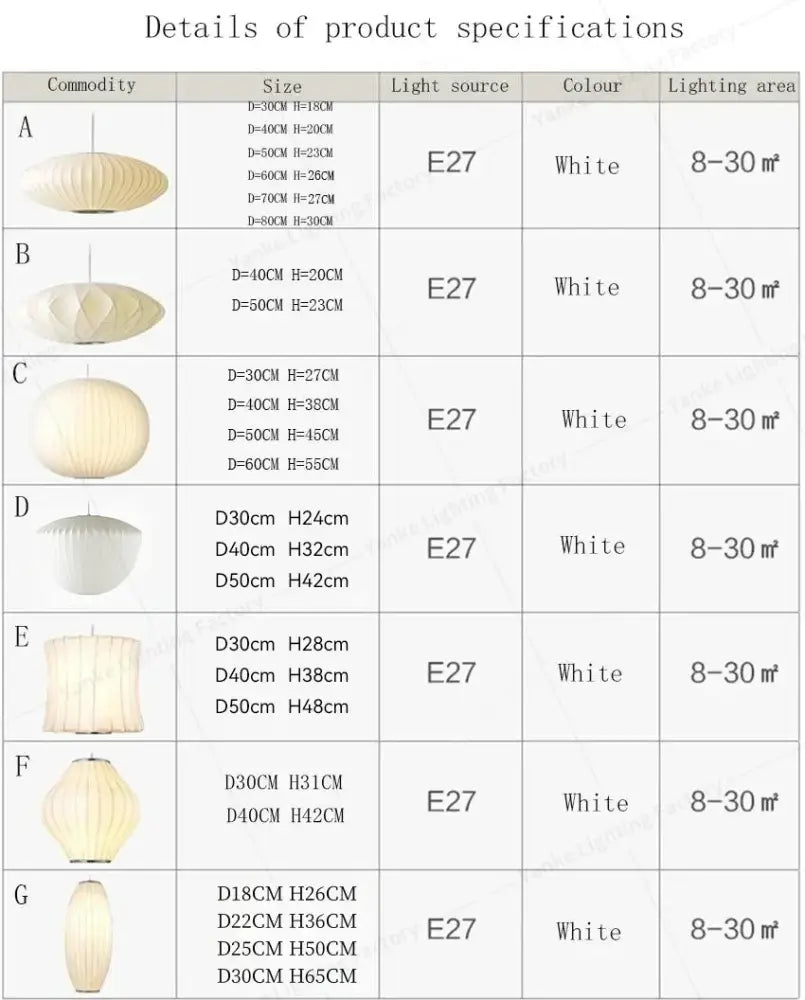 DecorBites™ Silk LED Pendant Lamp - Modern Designer Lighting