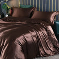 DecorBites™ Silk Luxury Bedding Set - King Queen Twin Size