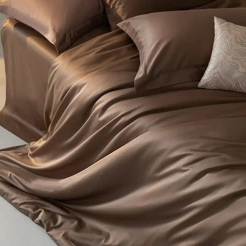 DecorBites™ Silky Cooling Duvet Cover Set, 3pcs Full/Queen/King