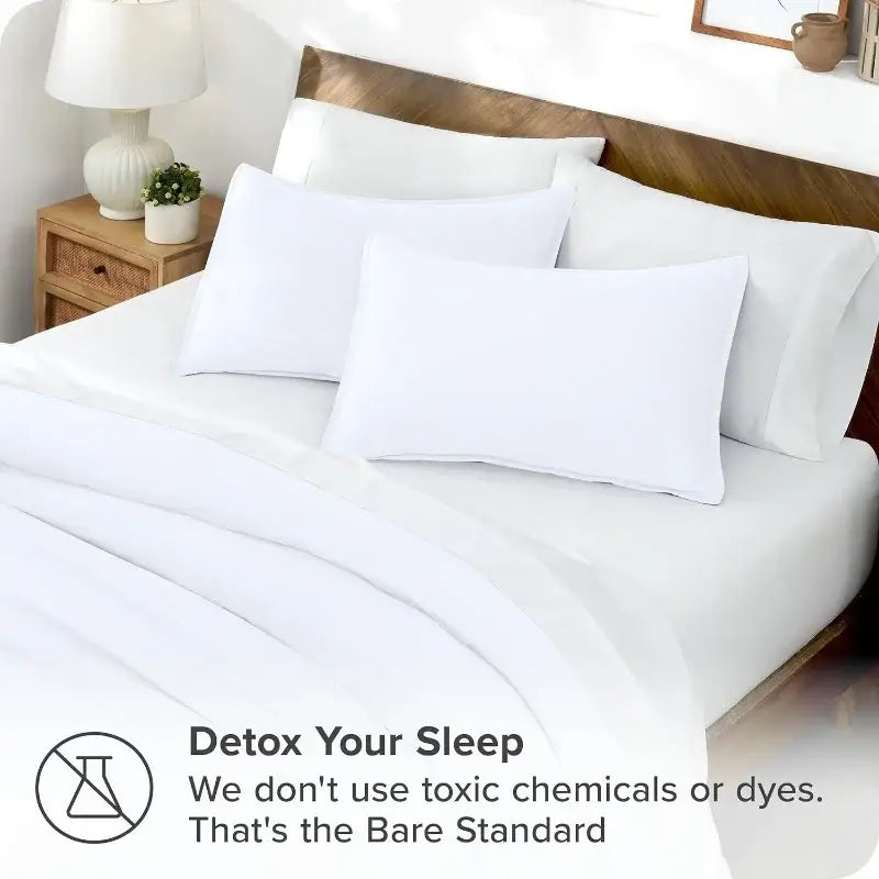 DecorBites™ Silky Cooling Duvet Cover Set, 3pcs Full/Queen/King