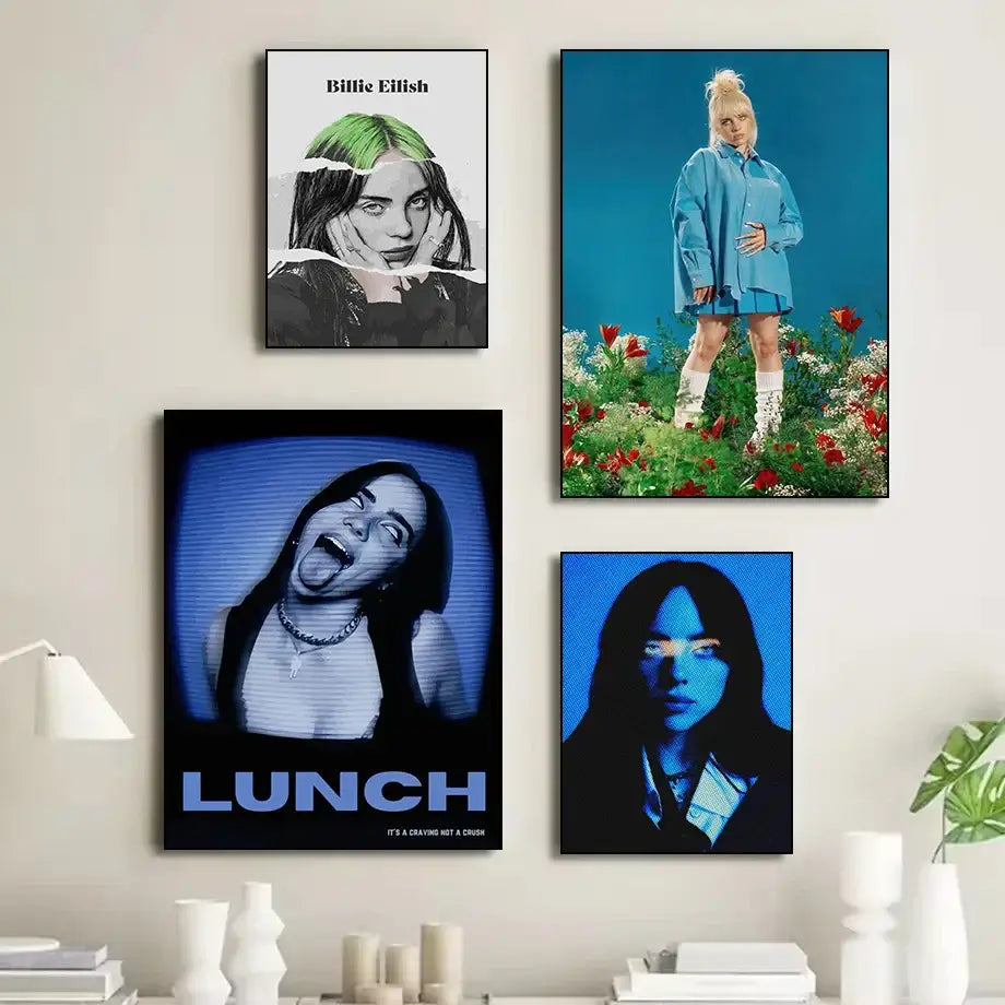 DecorBites™ Singer B-Billies Canvas Art for Home Decor