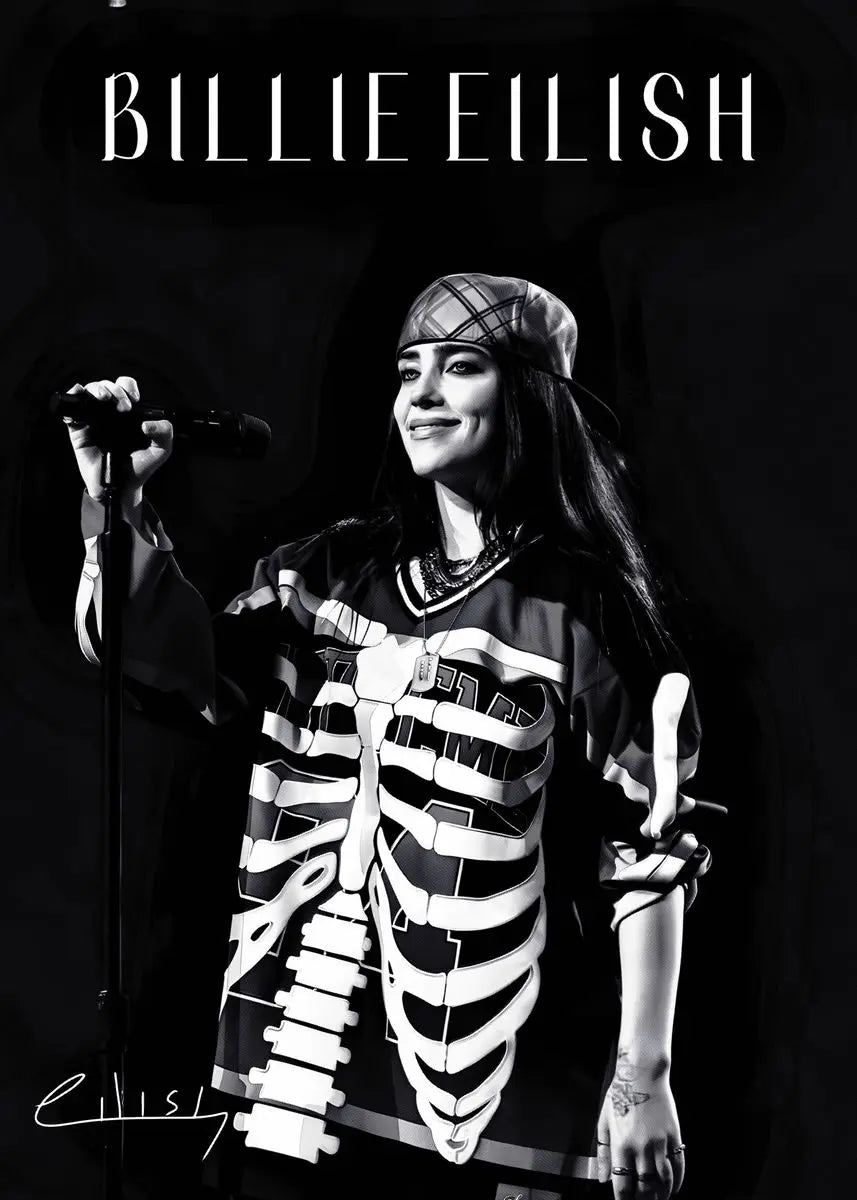 DecorBites™ Singer B-Billies Canvas Art Print for Home Decor