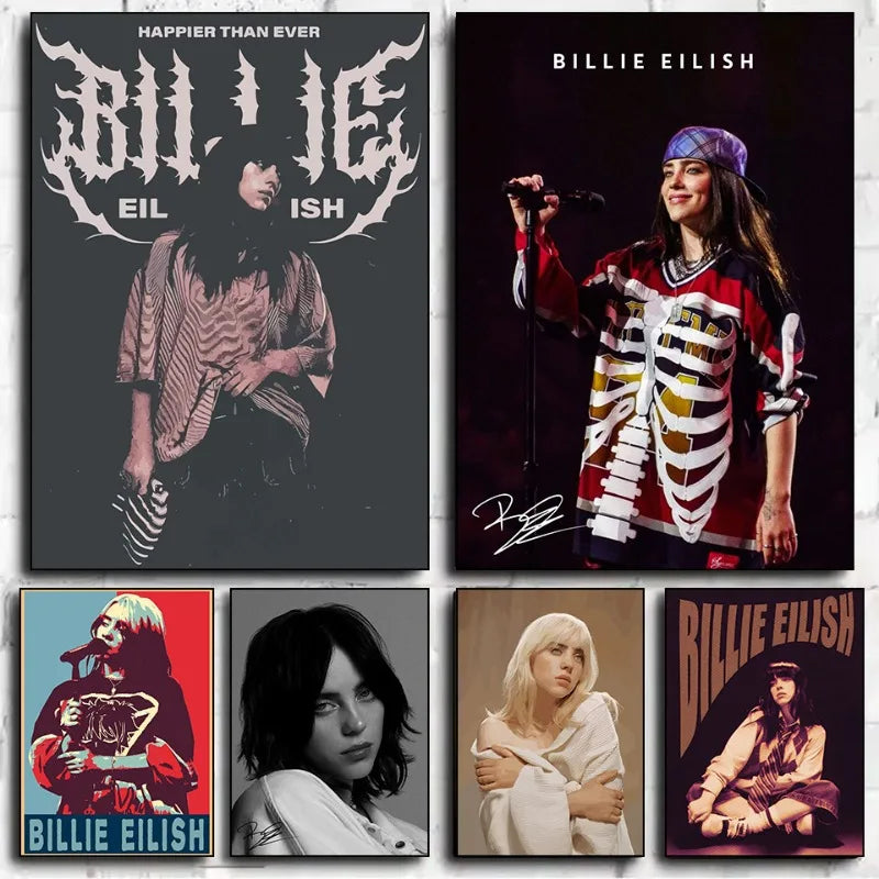 DecorBites™ Singer B-Billies Canvas Art Print for Home Decor