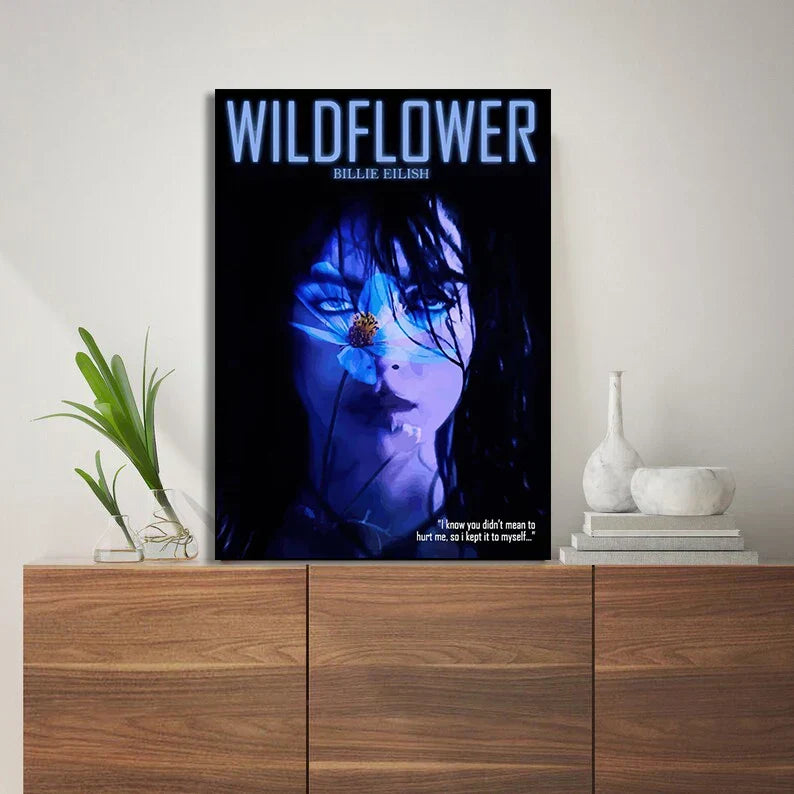DecorBites™ Singer B-Billies Canvas Art Print for Home Decor