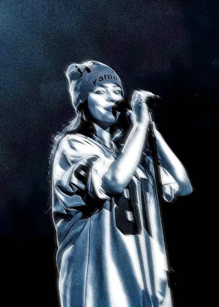DecorBites™ Singer B-Billies Canvas Art Print for Home Decor