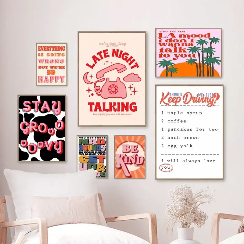 DecorBites™ Singer Harris Styles Lyrics Art Poster