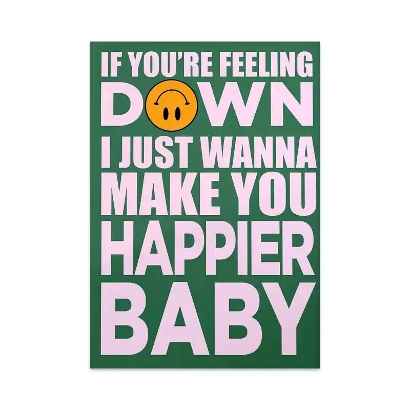 DecorBites™ Singer Harris Styles Lyrics Art Poster