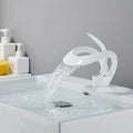 DecorBites™ Single Handle Waterfall Bathroom Sink Faucet