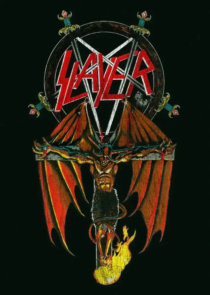 DecorBites™ Slayer Heavy Metal Band Album Poster Canvas Art