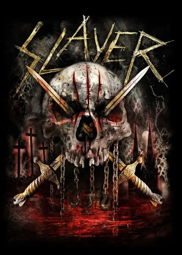 DecorBites™ Slayer Heavy Metal Band Album Poster Canvas Art