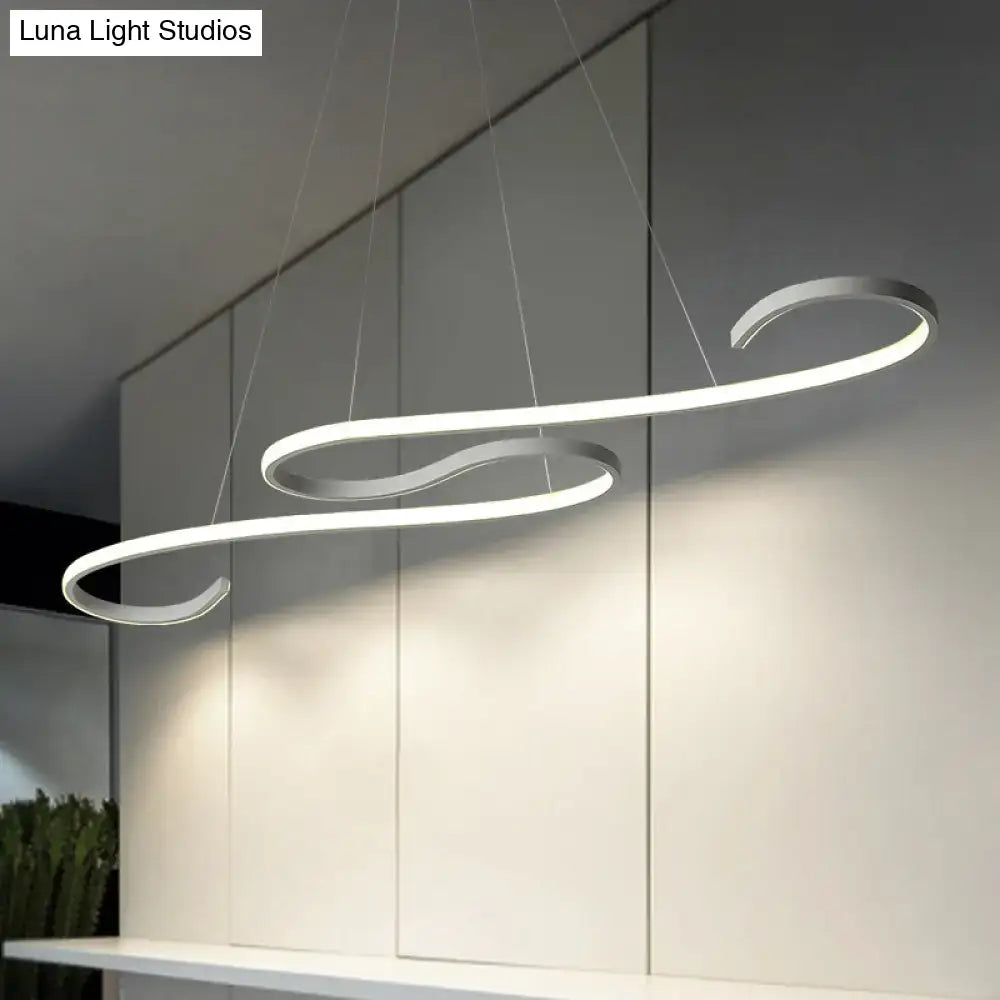 DecorBites™ Sleek LED Island Pendant Light Fixture for Restaurants - Simplicity Metal Design