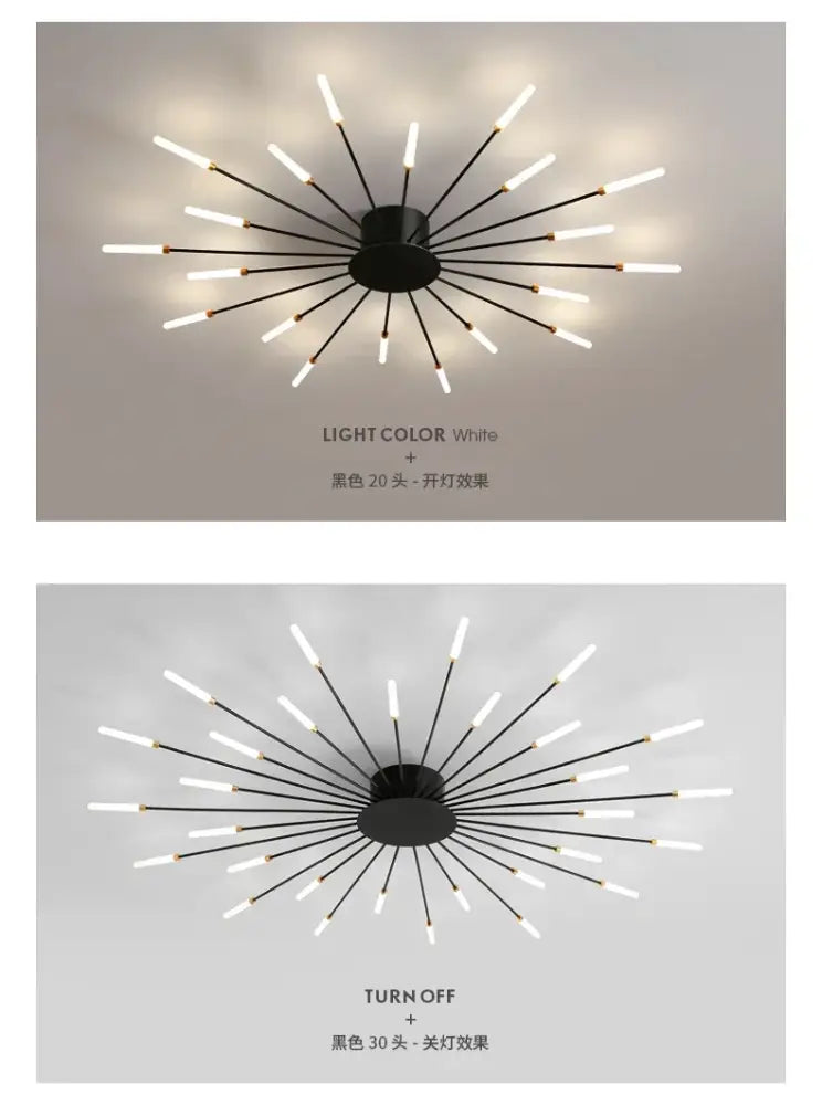 DecorBites™ Sleek Nordic LED Chandelier for Modern Home