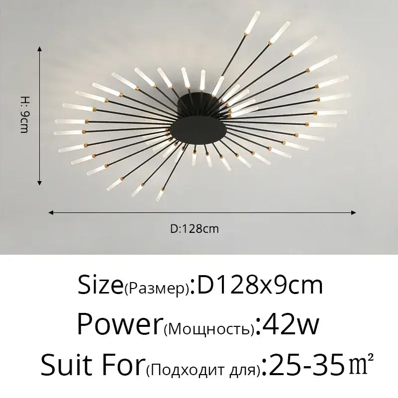 DecorBites™ Sleek Nordic LED Chandelier for Modern Home
