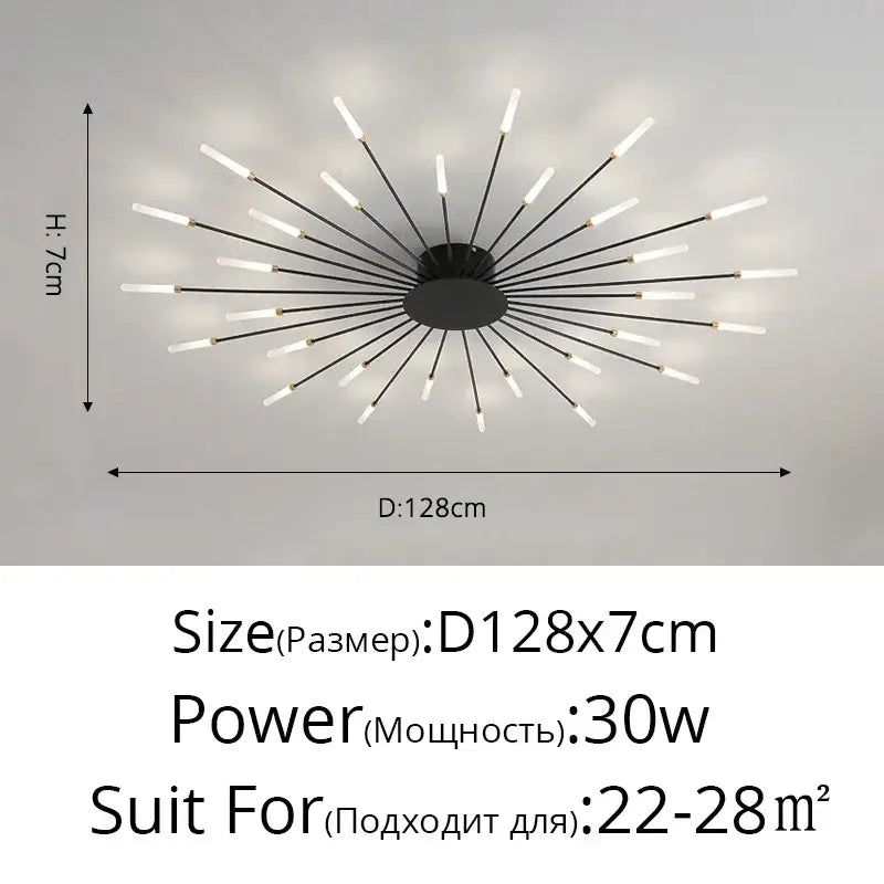 DecorBites™ Sleek Nordic LED Chandelier for Modern Home