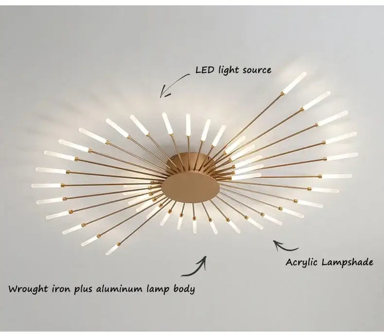 DecorBites™ Sleek Nordic LED Chandelier for Modern Home