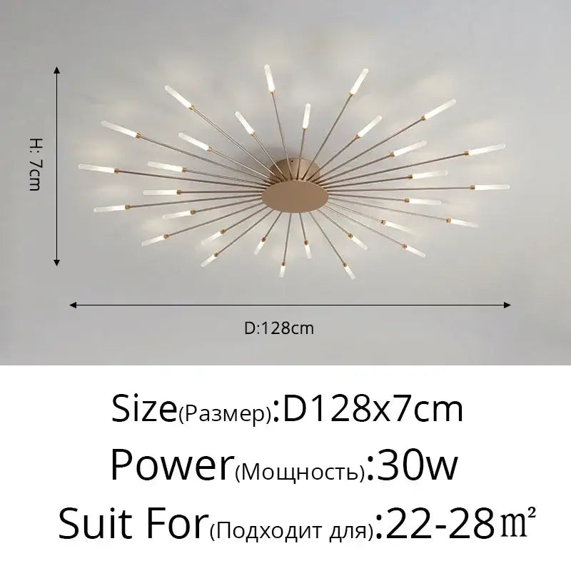 DecorBites™ Sleek Nordic LED Chandelier for Modern Home