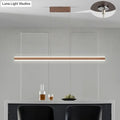 DecorBites™ sleek triangle island led hanging lamp in copper aluminum with minimalist design for restaurants