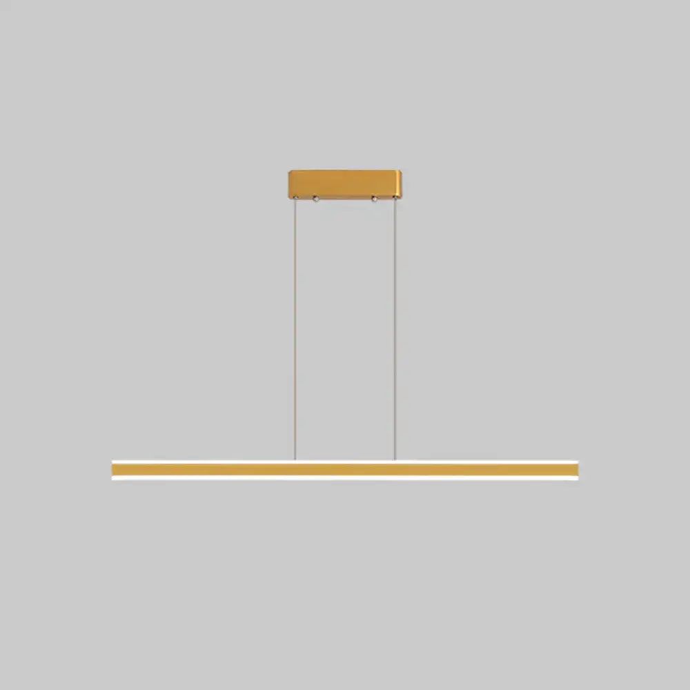 DecorBites™ Sleek Triangle Island Light: Aluminum LED Hanging Lamp for Restaurants