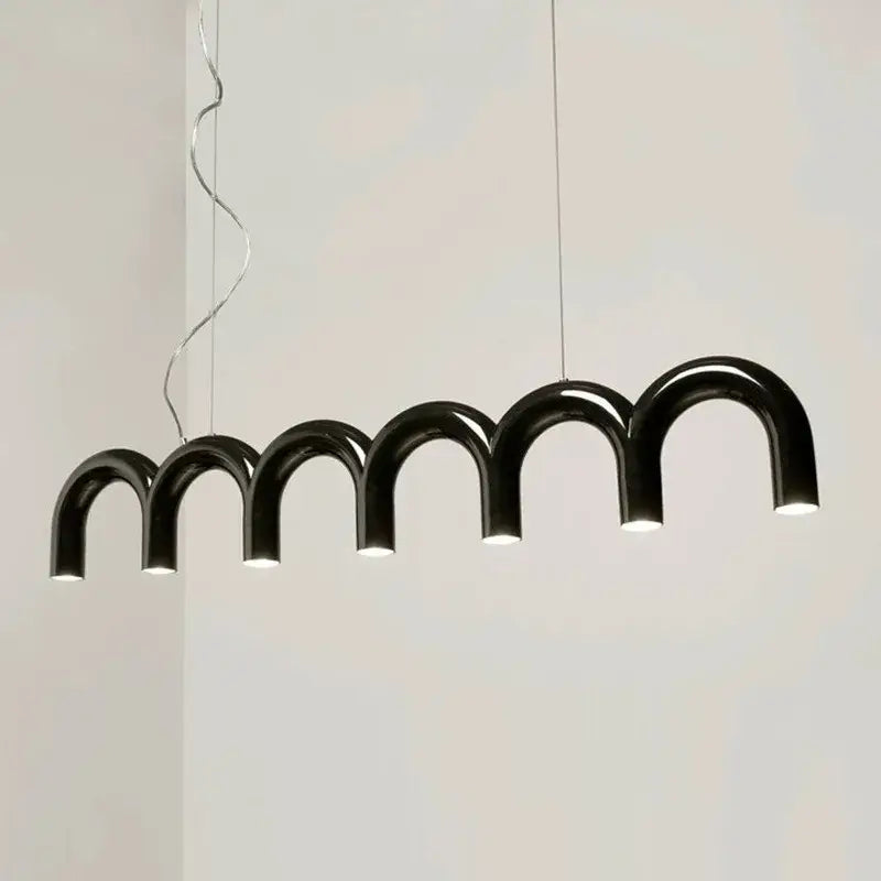 DecorBites™ Sleek U-Shaped Chandelier for Bedroom and Kitchen