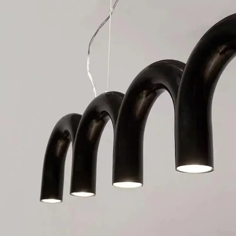 DecorBites™ Sleek U-Shaped Chandelier for Bedroom and Kitchen