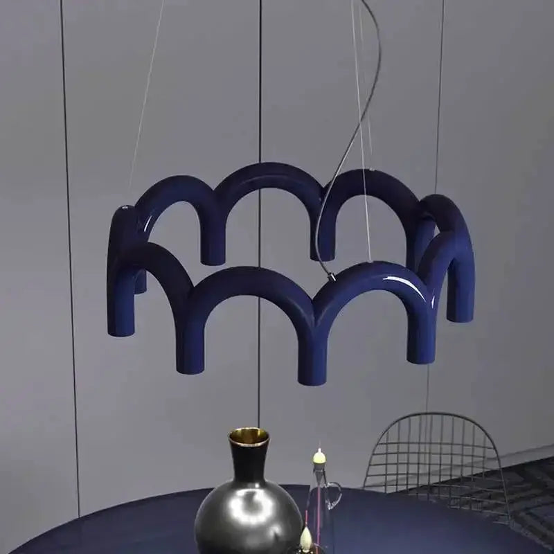 DecorBites™ Sleek U-Shaped Chandelier for Bedroom and Kitchen