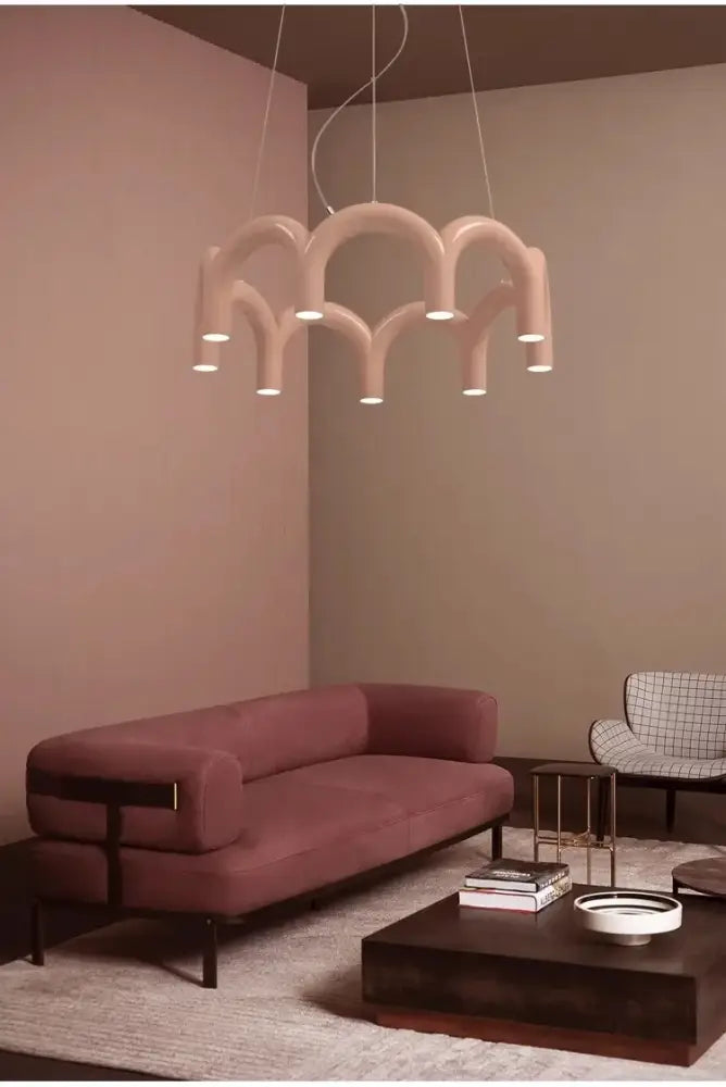 DecorBites™ Sleek U-Shaped Chandelier for Bedroom and Kitchen