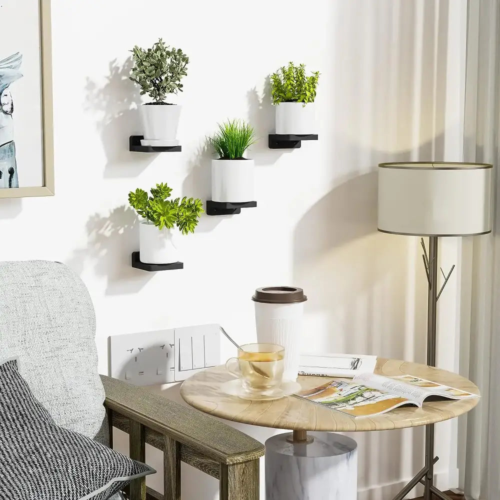 DecorBites™ Small Wood Floating Shelves 4-Pack