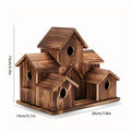 DecorBites™ Small Wooden Hanging Bird House