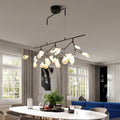 DecorBites™ Smoke Grey Glass Firefly Hanging Lamp - 27-Light Island Lighting Fixture for Dining Room
