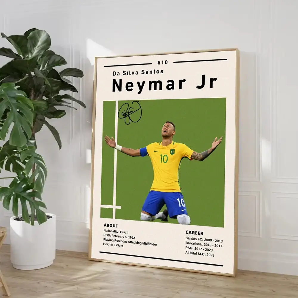 DecorBites™ Soccer Star Ronaldo Canvas Wall Art